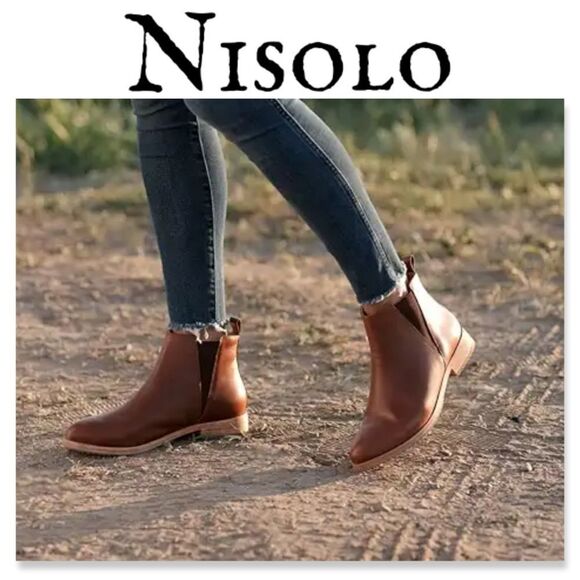 NIB Nisolo Everyday Chelsea Boot in Brandy - Picture 1 of 9
